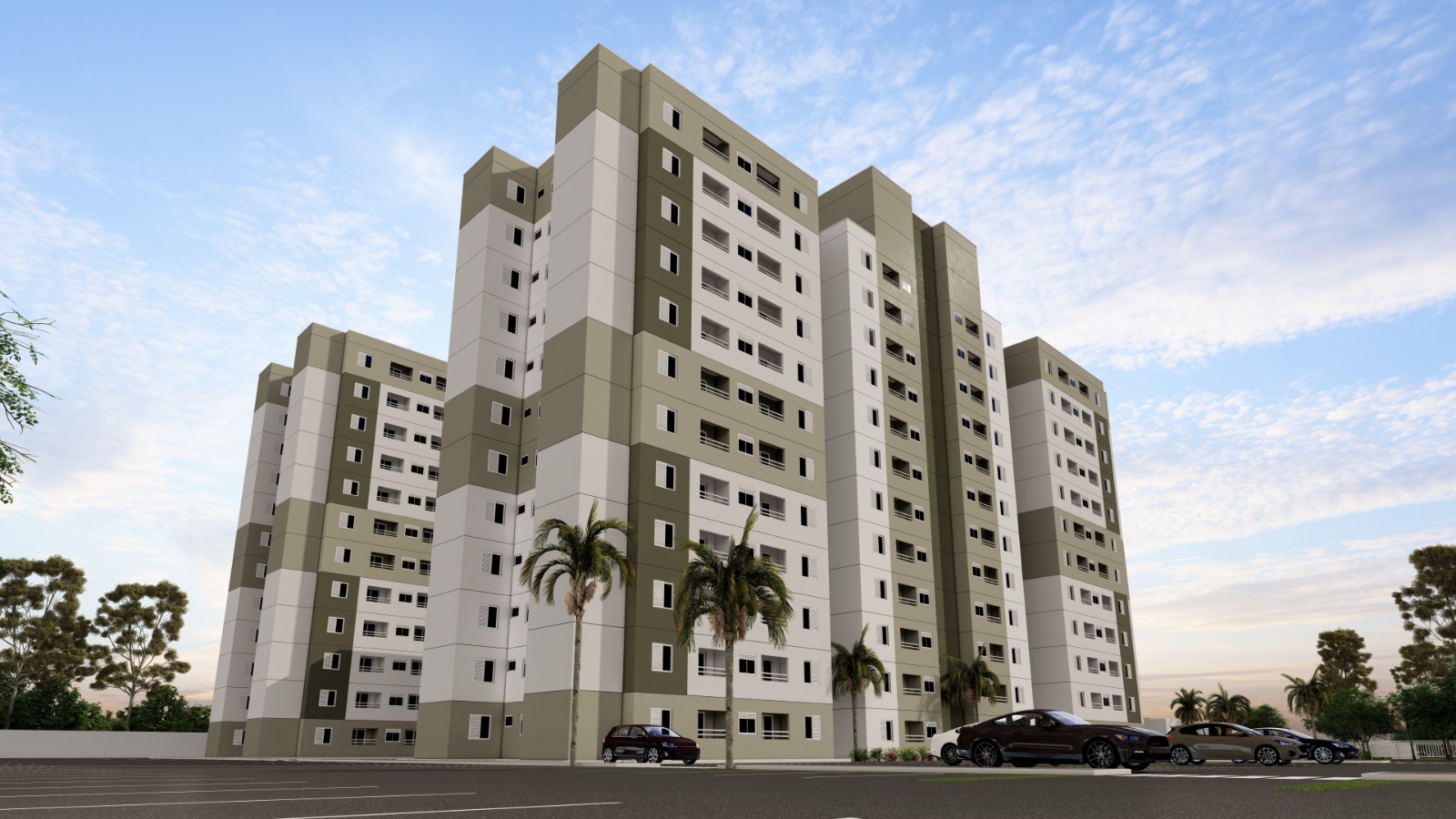 Fachada do empreendimento Sou Viver Itatiba